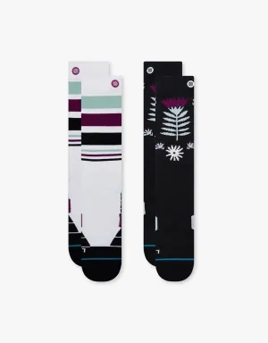 Stance Monro 2 Pack Snowboard Socks - Multi