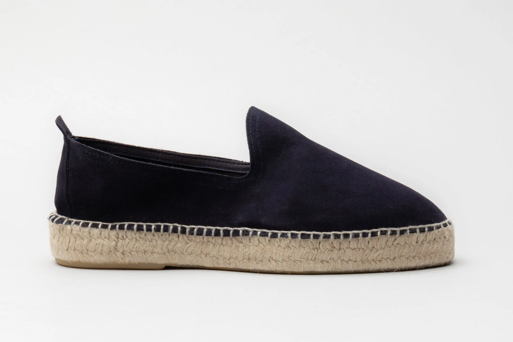 The Espadrille - Navy Suede