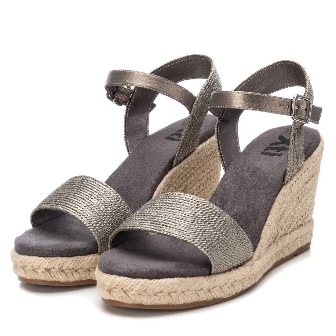 Venecia Silver Espadrilles