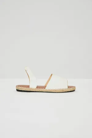 White Strap Detail Espadrilles