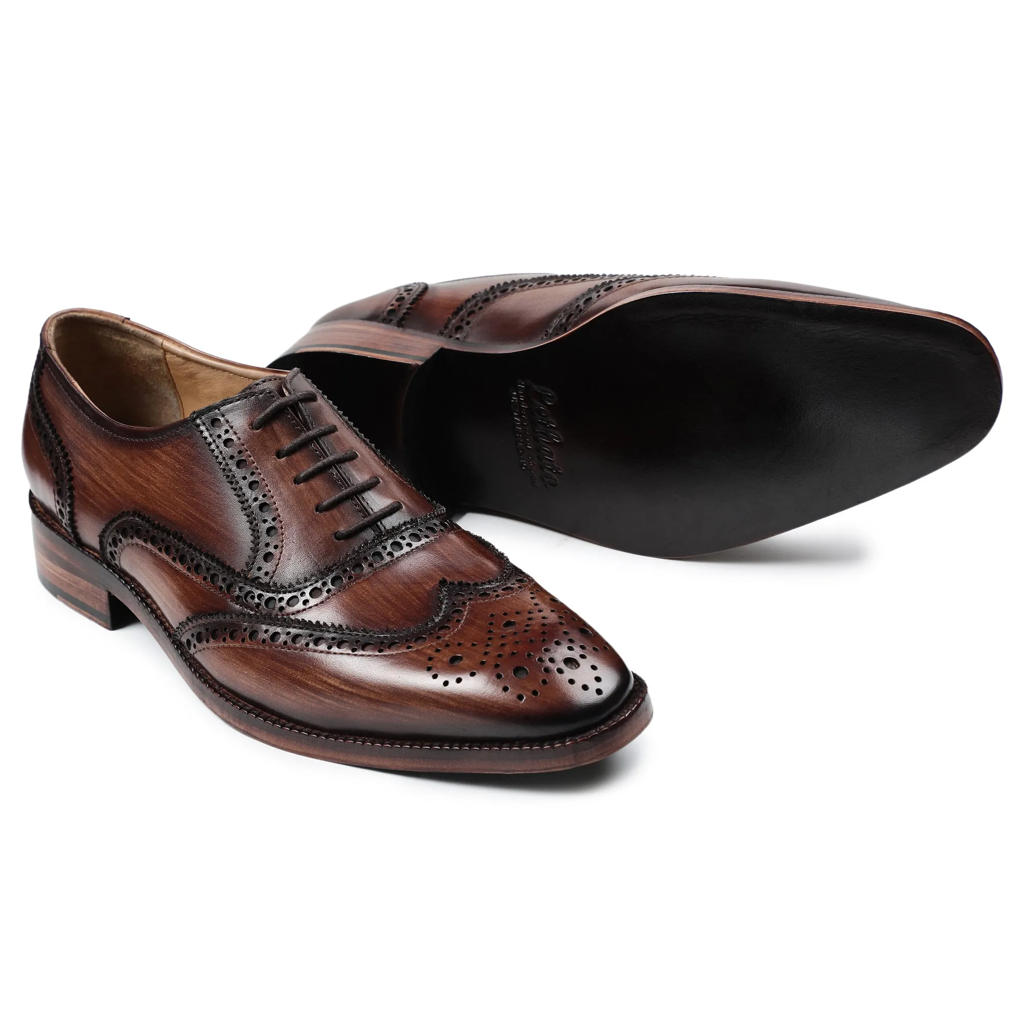 Wingtip Brogue Oxford - Wooden