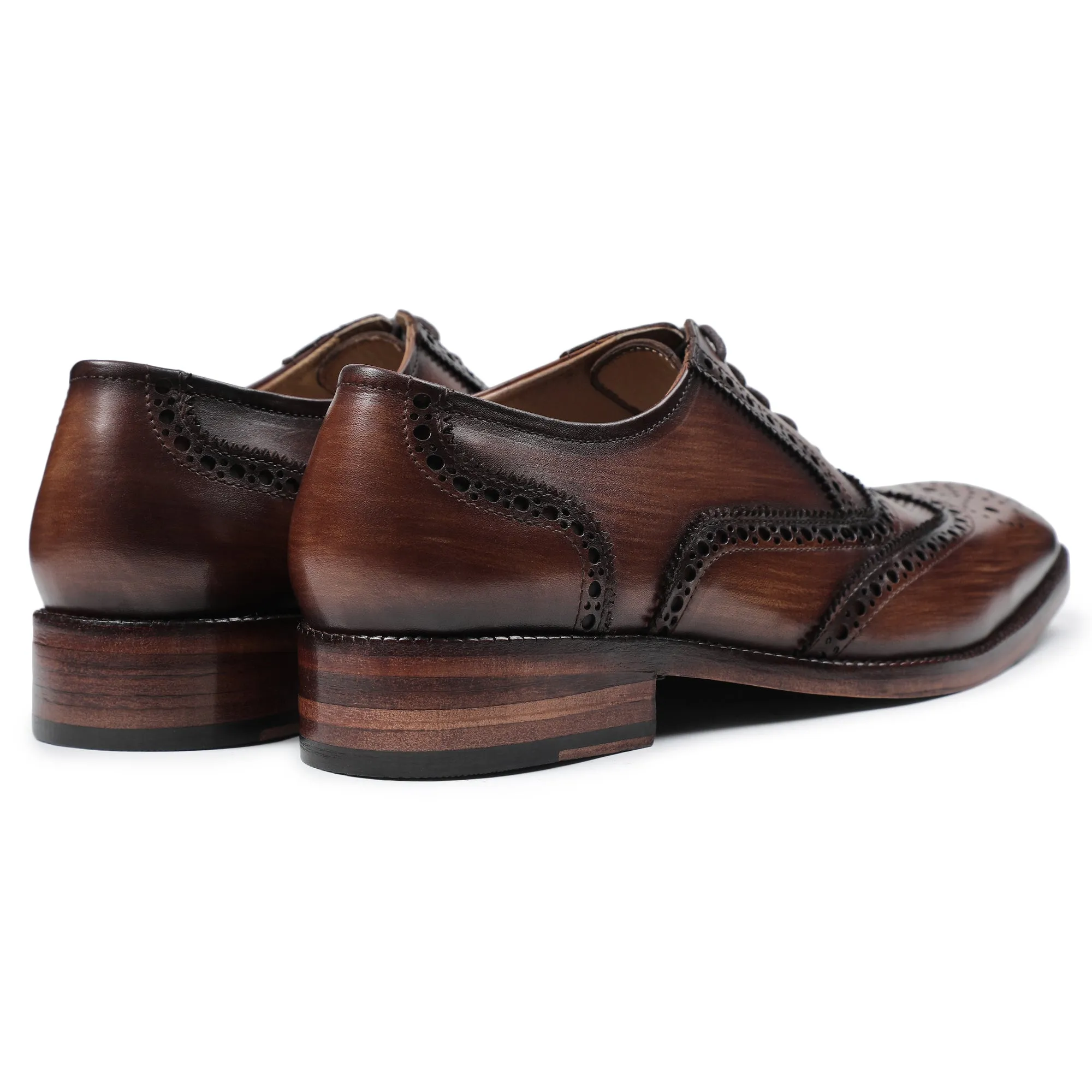 Wingtip Brogue Oxford - Wooden