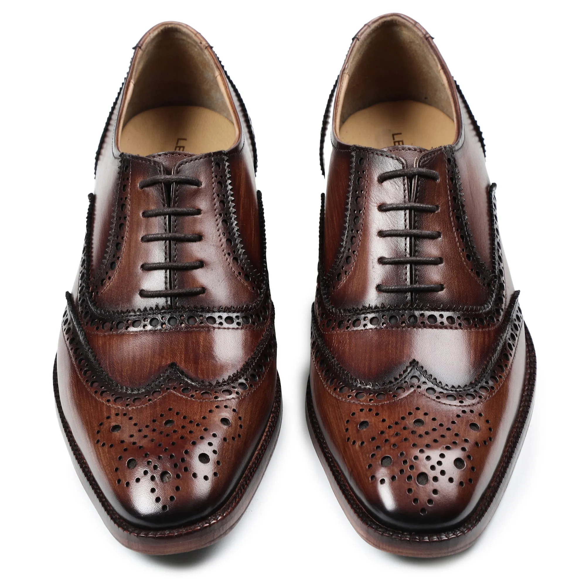 Wingtip Brogue Oxford - Wooden