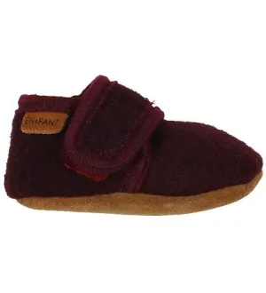 Wool Moccasins Bootie | wine