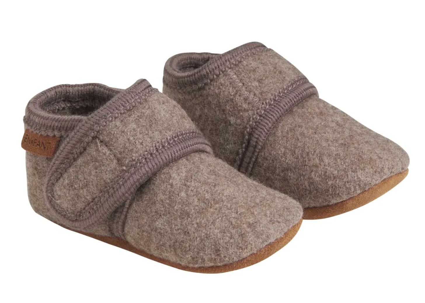 Wool Moccasins Winter Booties |walnut